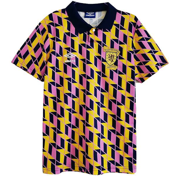 Scotland Maillot de football rétro en Écosse, maillot de football pour homme 1991-1993